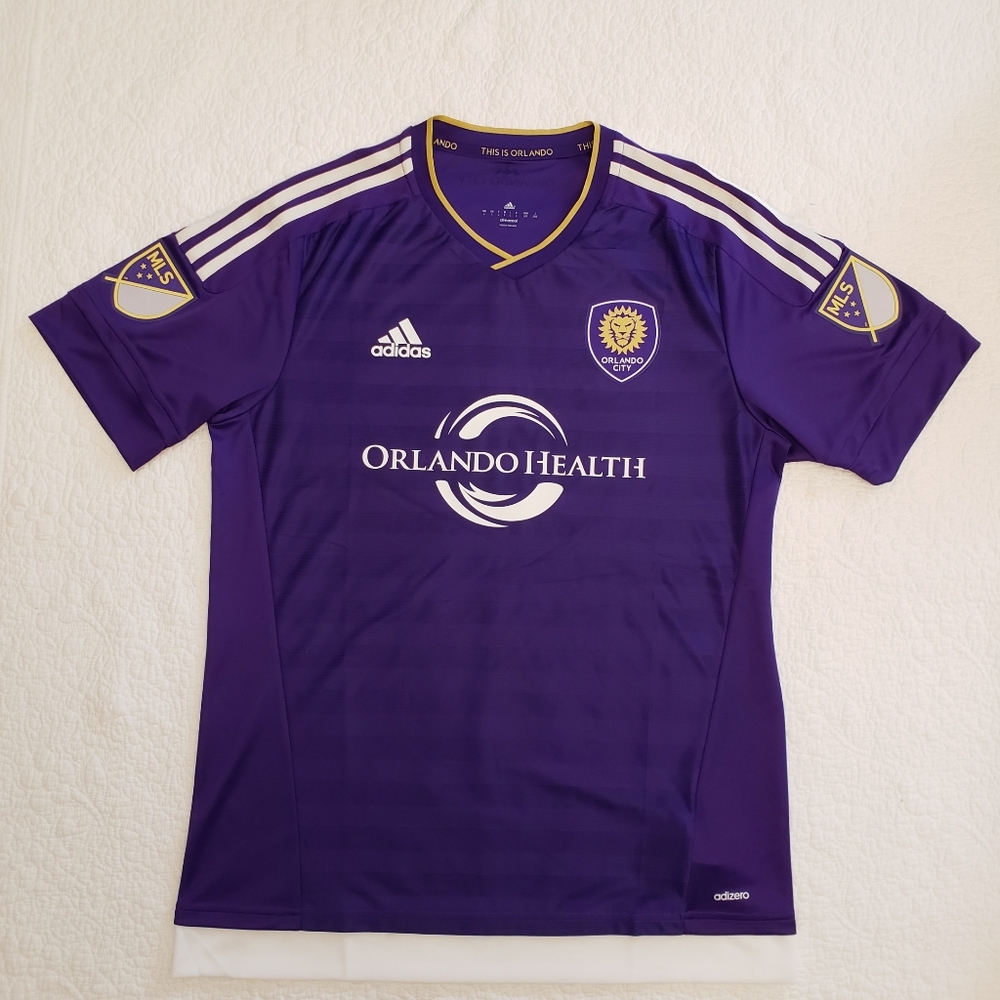 Men's Adidas Orlando City Sz L MLS authentic s